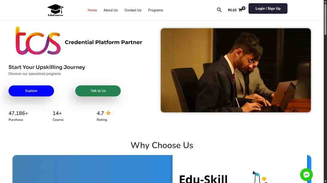 Edu-Course website